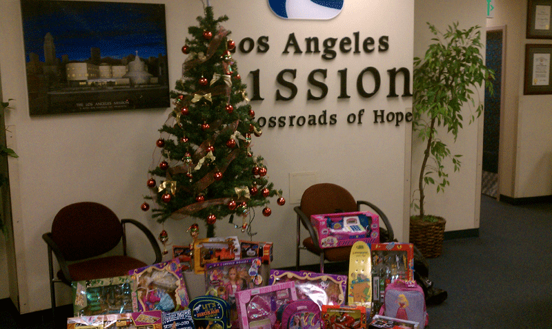 Gift Donations at Los Angeles Mission